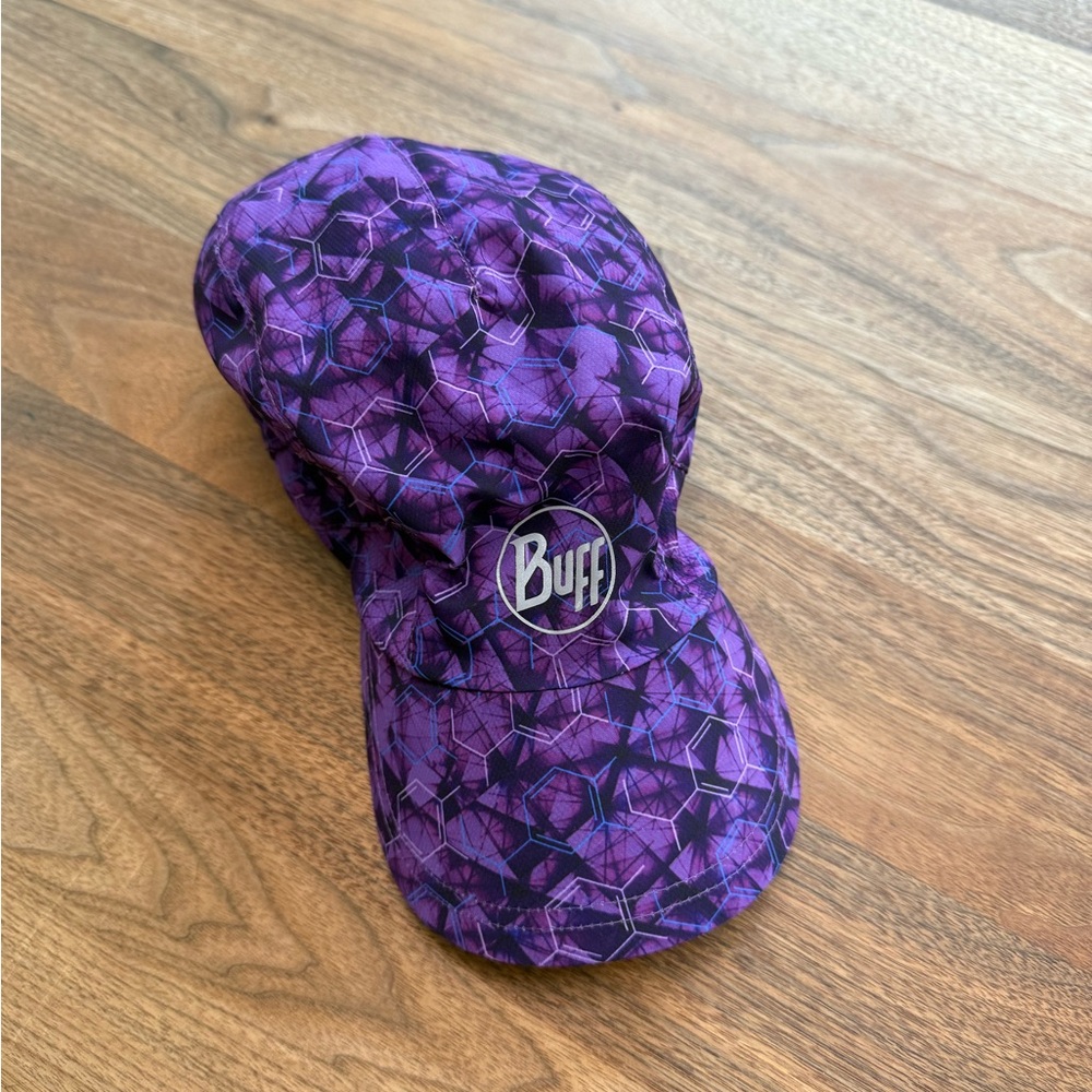 BUFF Purple Geometric Running Cap Hat